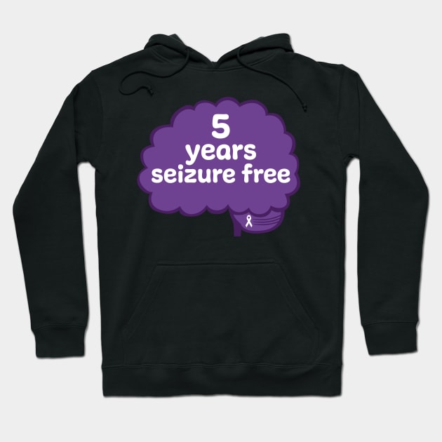 5 Years Seizure Free Hoodie by MickeyEdwards